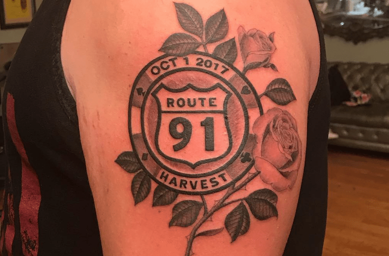 Survivors First Responders Use Tattoos To Cover Scars From The Route 91  Shooting