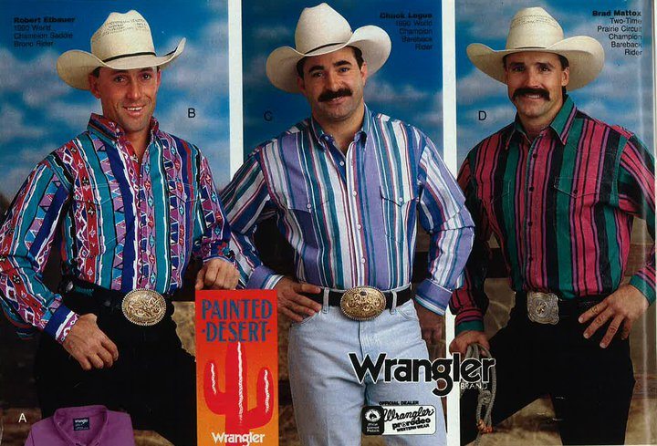 80's country sales western fashion