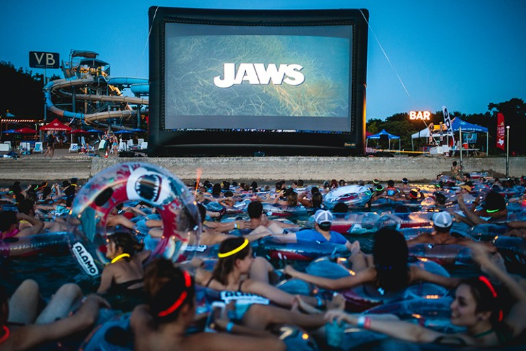 You Can Watch 'Jaws' While Floating in Water at This Texas Resort