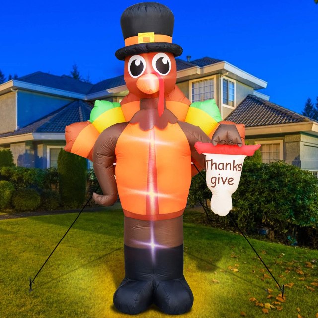 This 10-Foot Inflatable Turkey Is What Every Neighborhood Needs