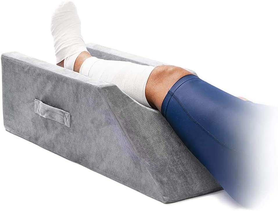 Yirtree Leg Elevation Pillow - Leg Pillows for Sleeping - High-Density Leg  Rest Elevating Foam Wedge | Relieves and Recovers Foot and Ankle Injury