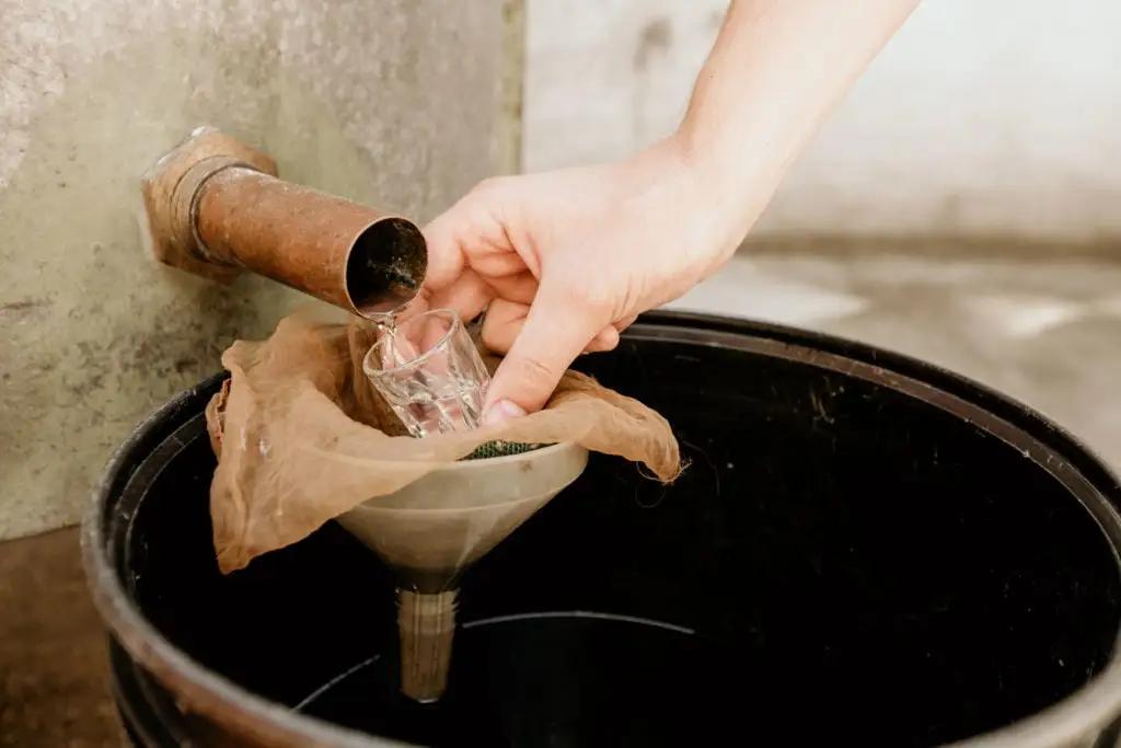 Making moonshine schnapps