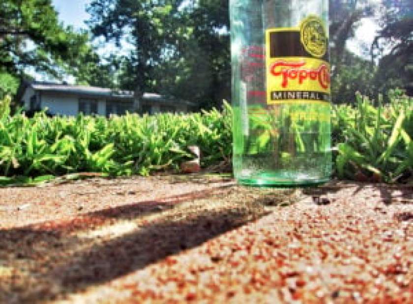 topo chico in the grass