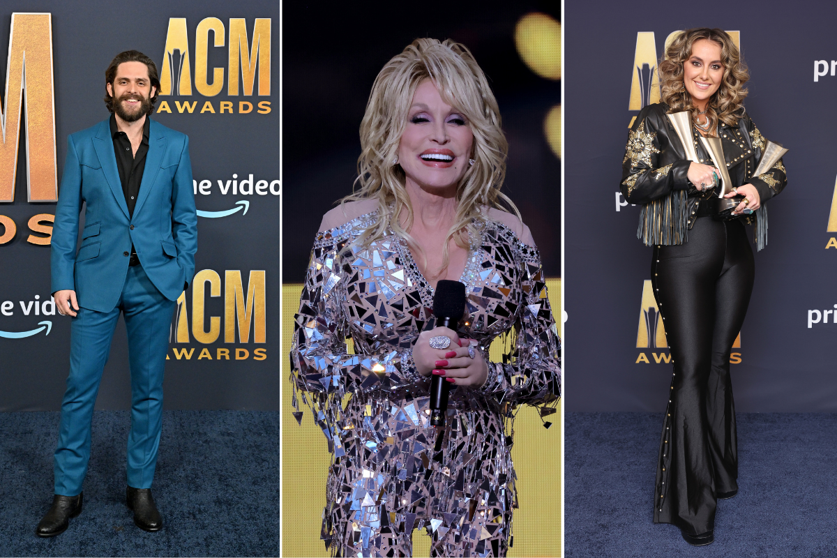 ACM Awards 2022 red carpet: See Dolly Parton, Carrie Underwood and
