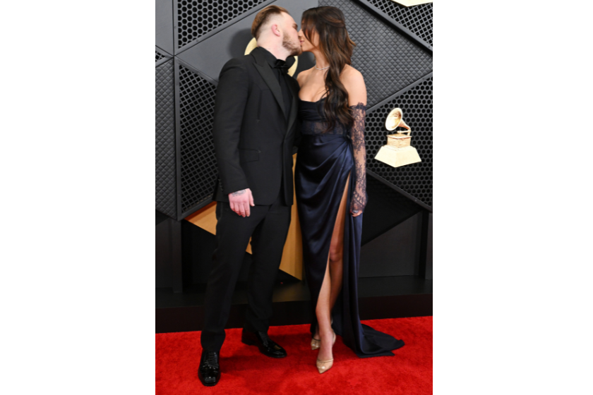 Zach Bryan + Brianna Chickenfry Are Pure Romance At 2024 Grammys