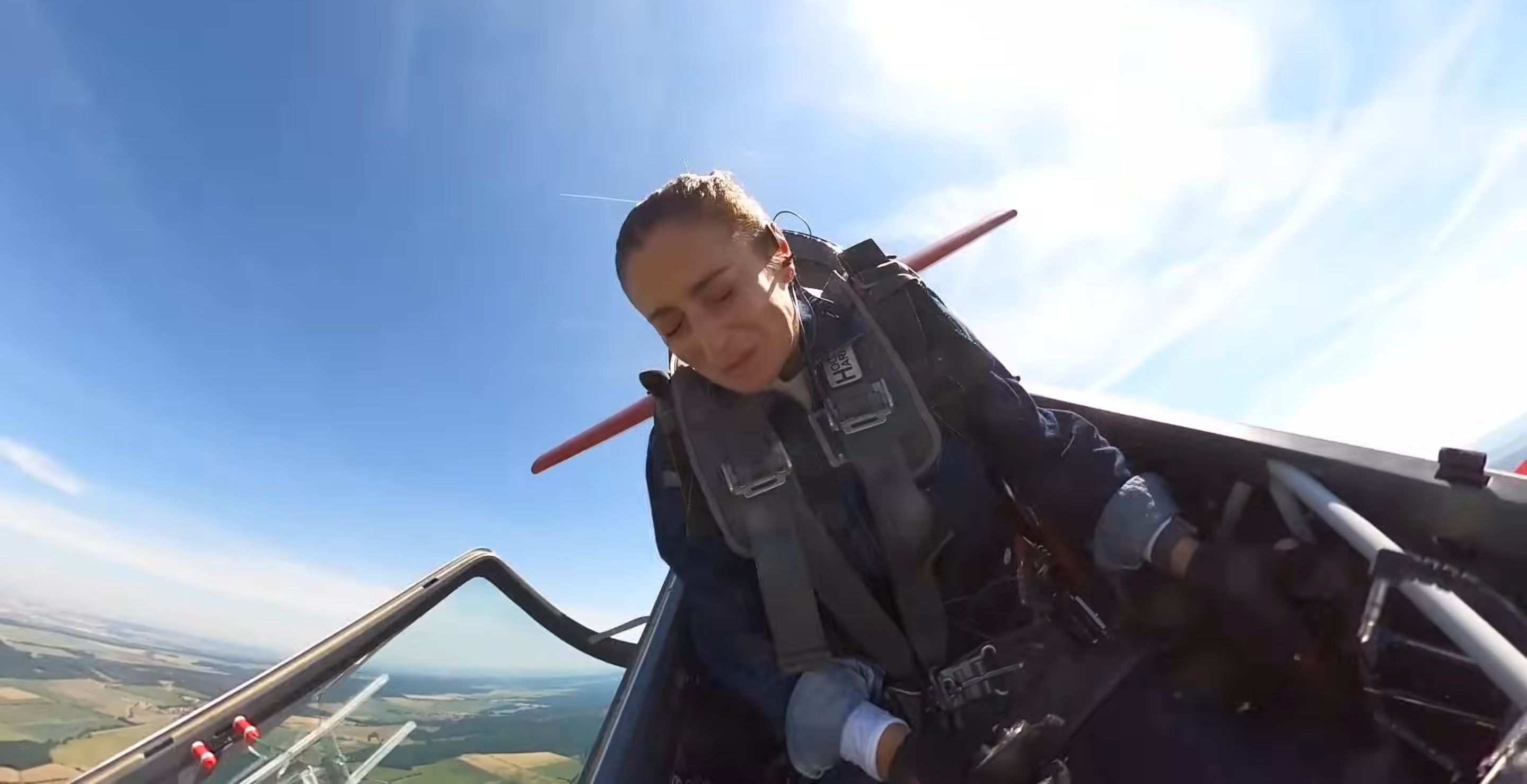 Pilot Fights For Her Life After Her Plane's Canopy Bursts Open See Video