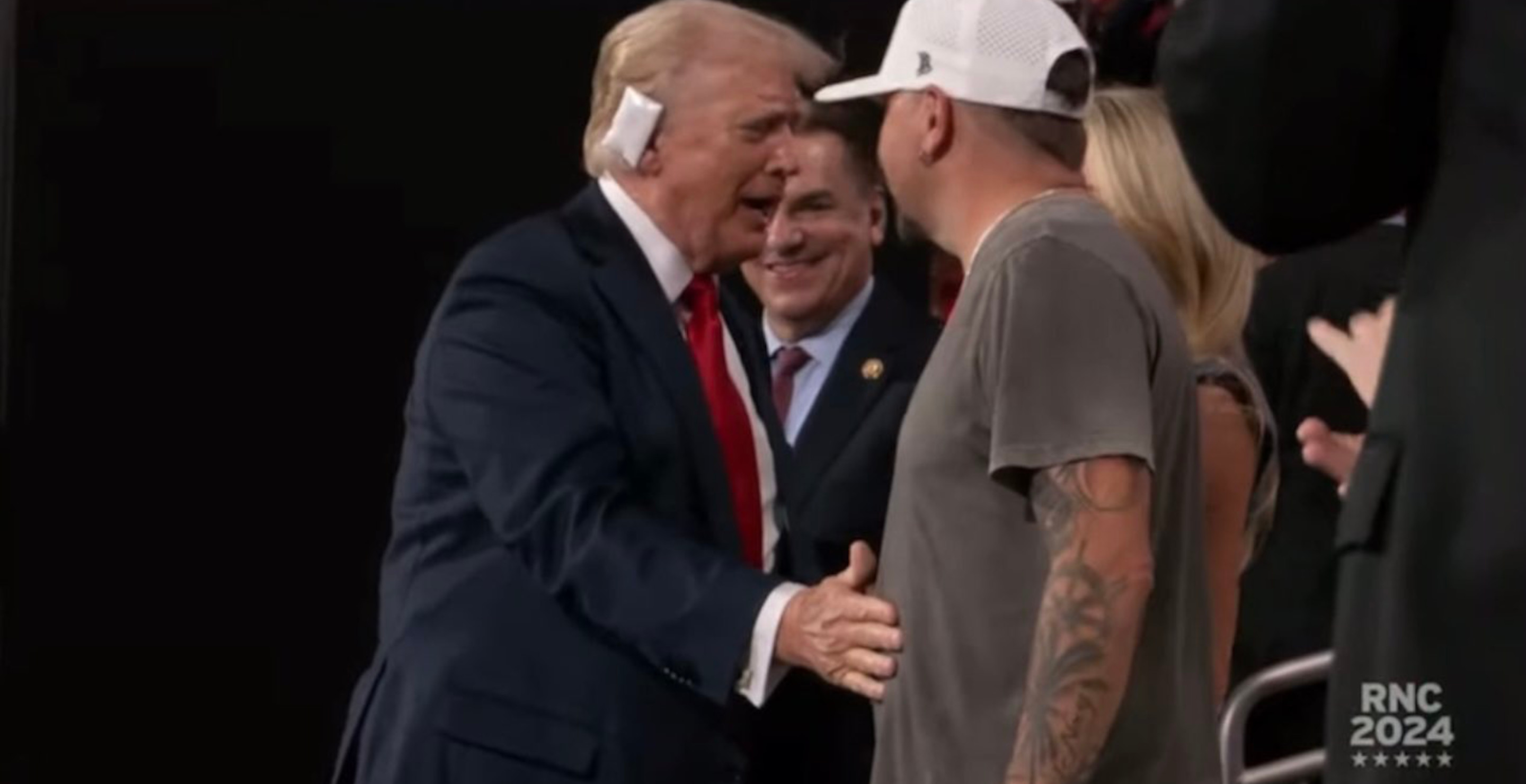 Donald Trump Greeting, Sitting Near Jason and Brittany Aldean Has Twitter Losing Its Mind