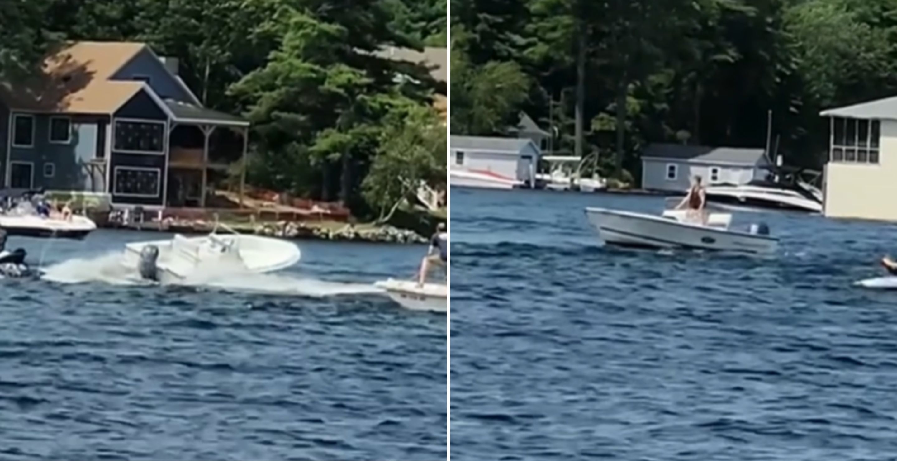 New Hampshire Teen Jumps On Out-Of-Control Speed Boat After Driver Falls Overboard In Viral Video