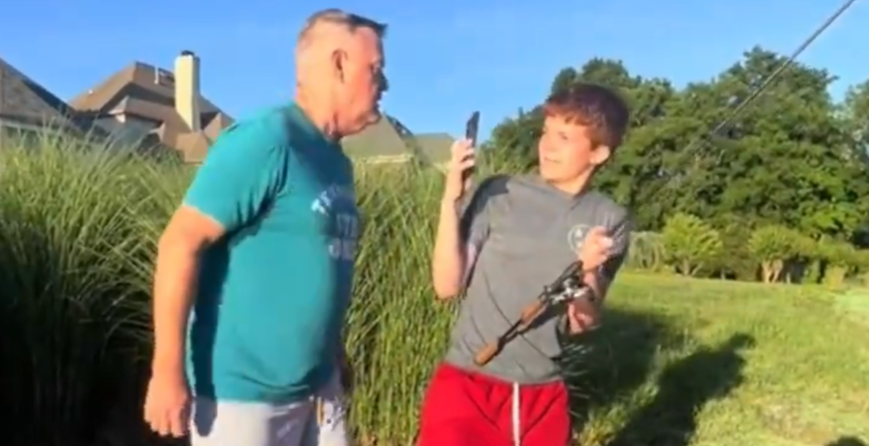 Tennessee HOA President Violently Grabs and Snaps Teen's Fishing Pole In Viral Video