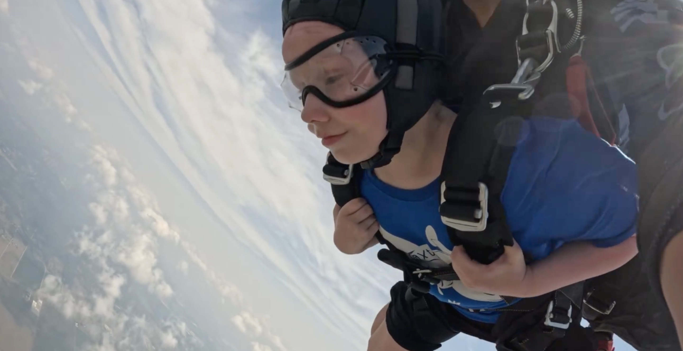 8-Year-Old Boy Finally Lives Skydiving Dream After Terminal Cancer Diagnosis