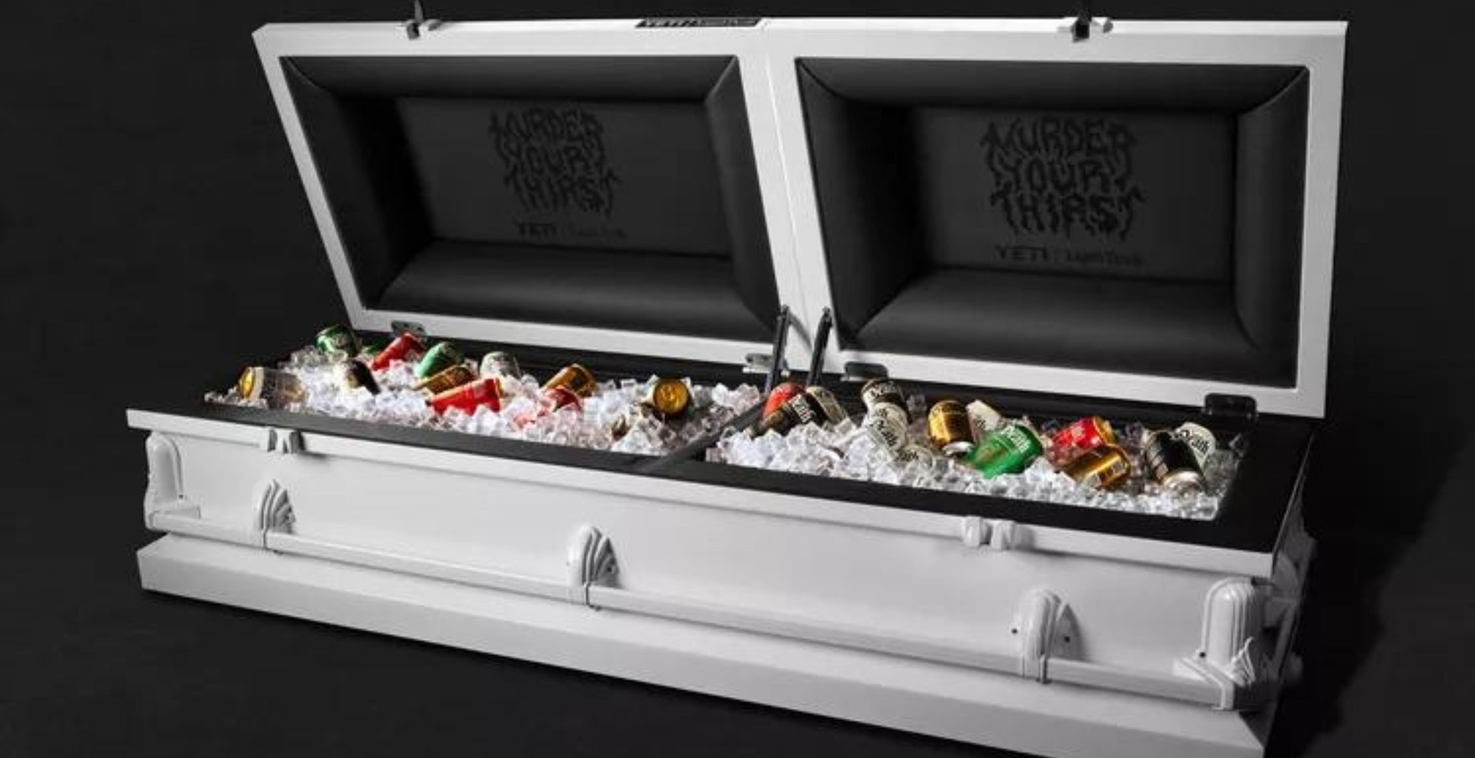 Limited Edition Casket Cooler, By Yeti And Liquid Death, Is To Die For