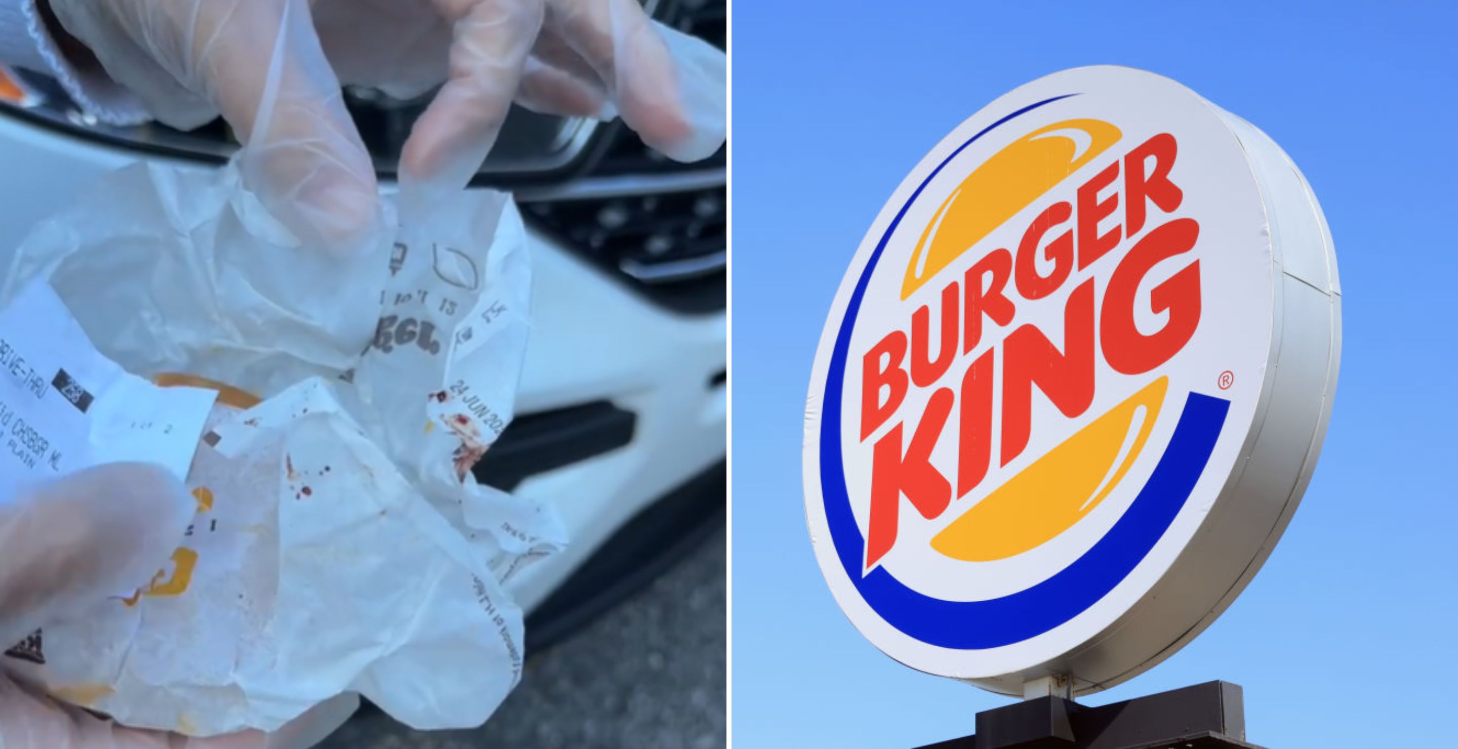 Mother Is Horrified To Find Blood All Over Her Daughter's Burger King Meal