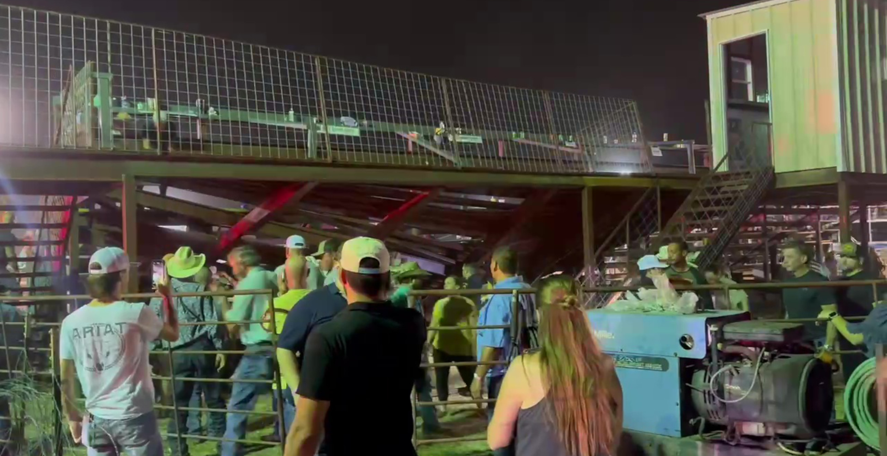 Bleachers Collapse During Labor Day Texas Rodeo Injuring 12