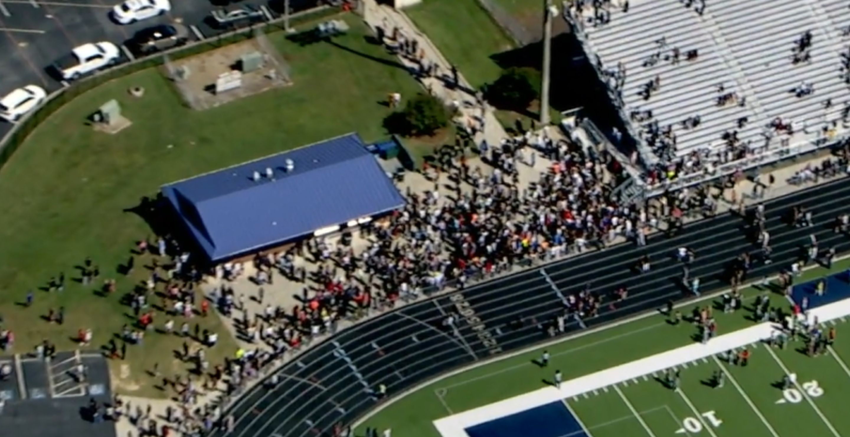 Chaotic Videos Show Heavy Police Response To Georgia School Mass Shooting