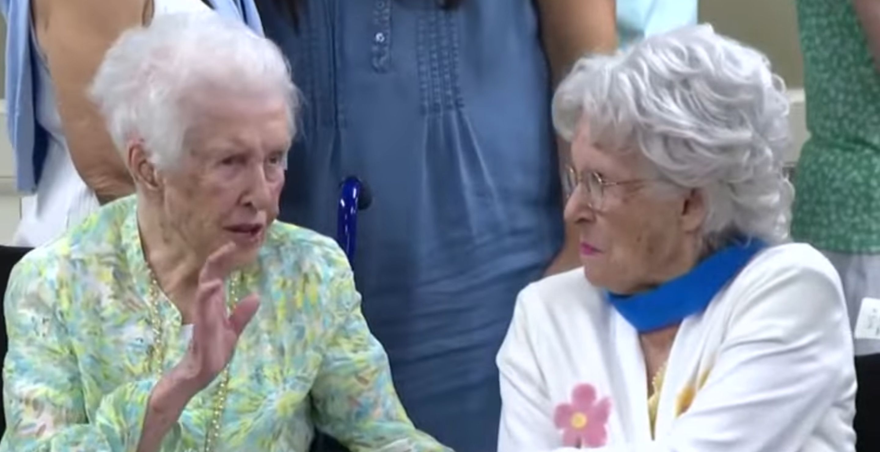 Twin Sisters Celebrate 102 Birthdays Together, Still As Close As Ever