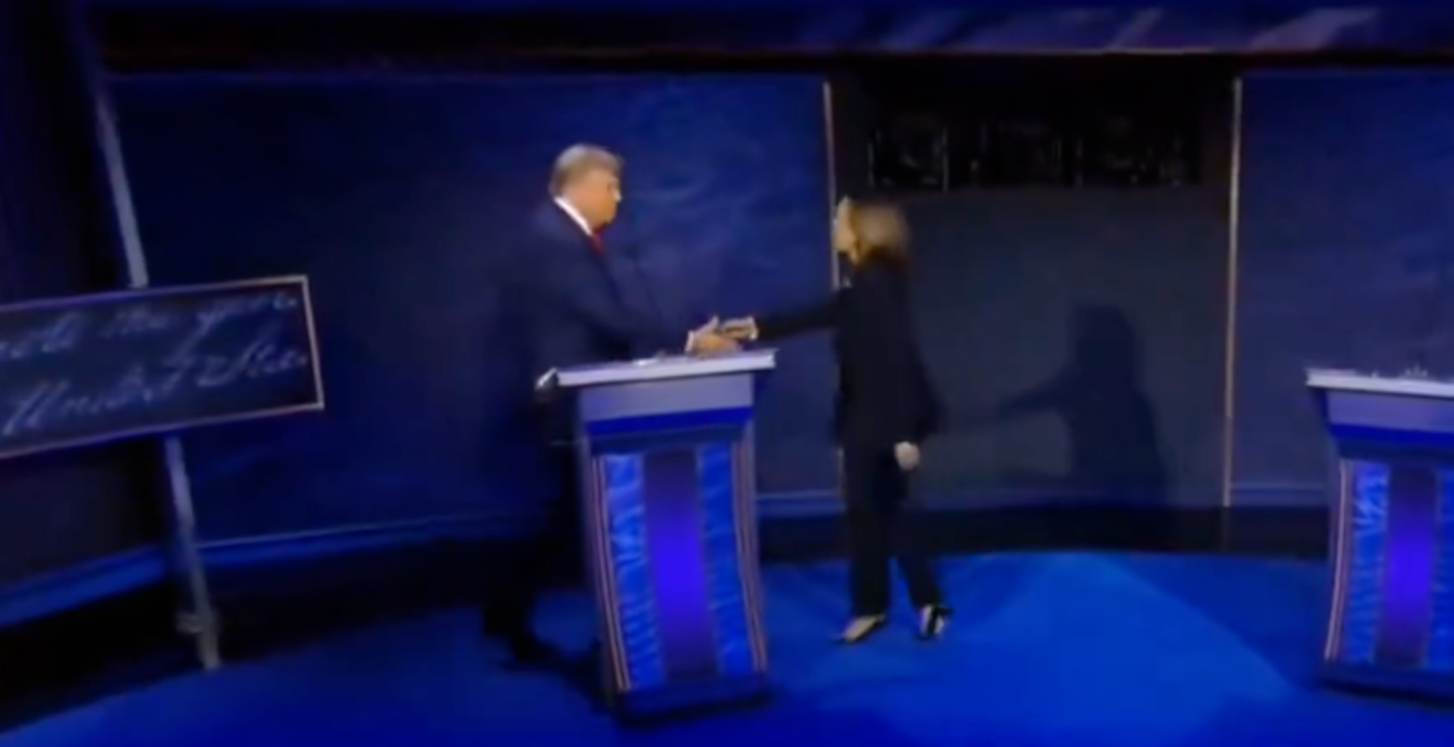 Viewers Surprised That Trump Kamala Debate Began With Handshake