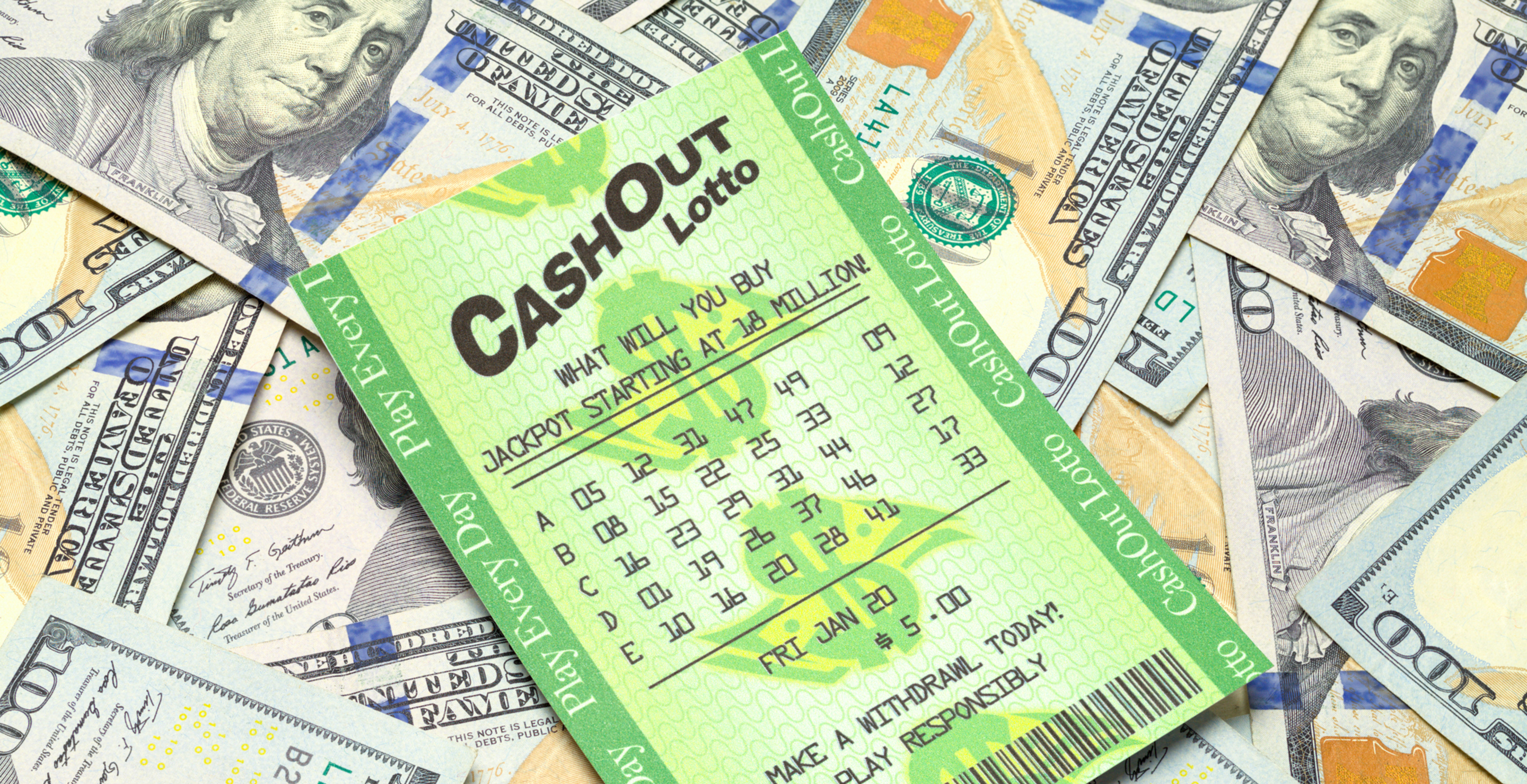 man finds lotto ticket and wins