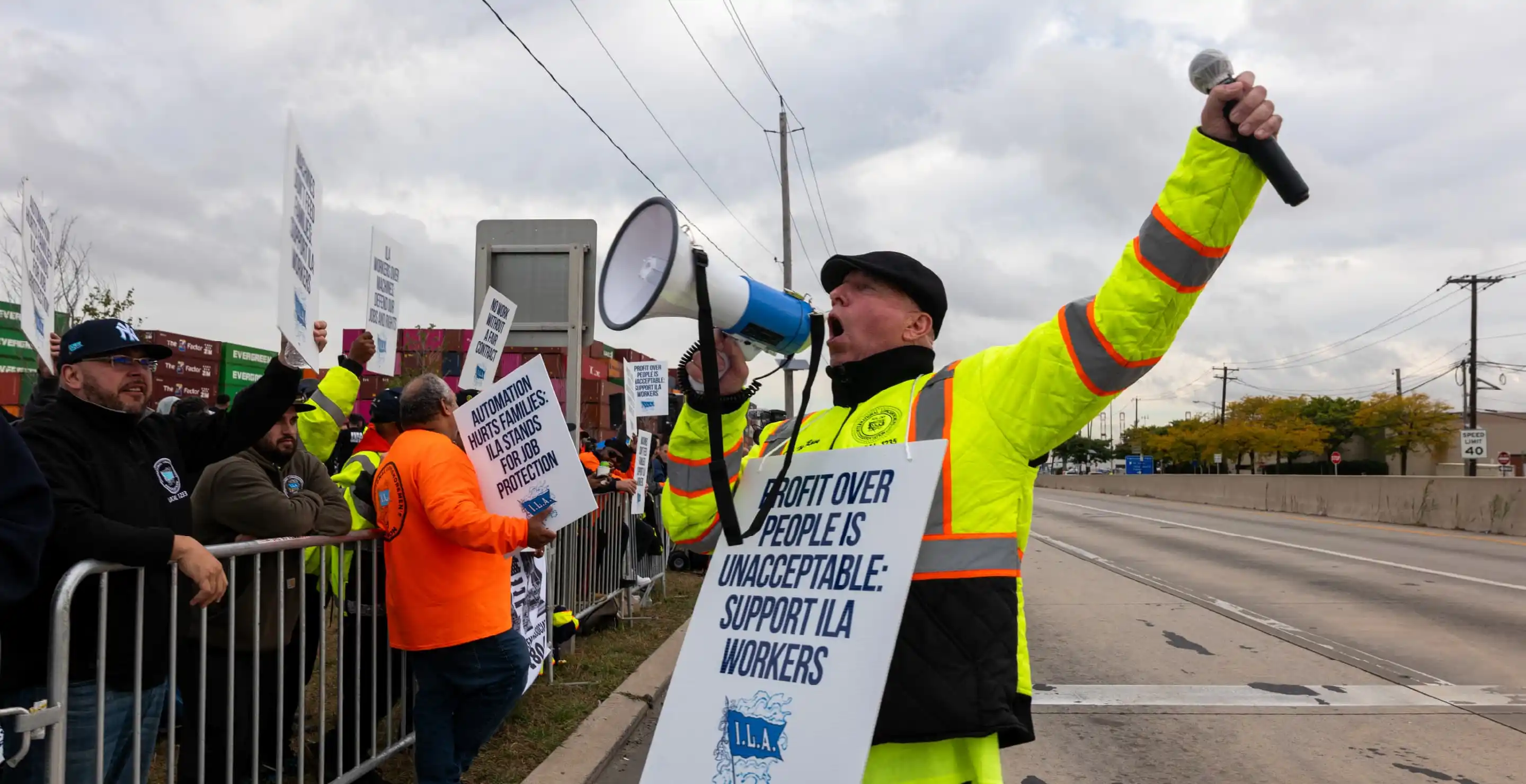 ILA Strike Worker