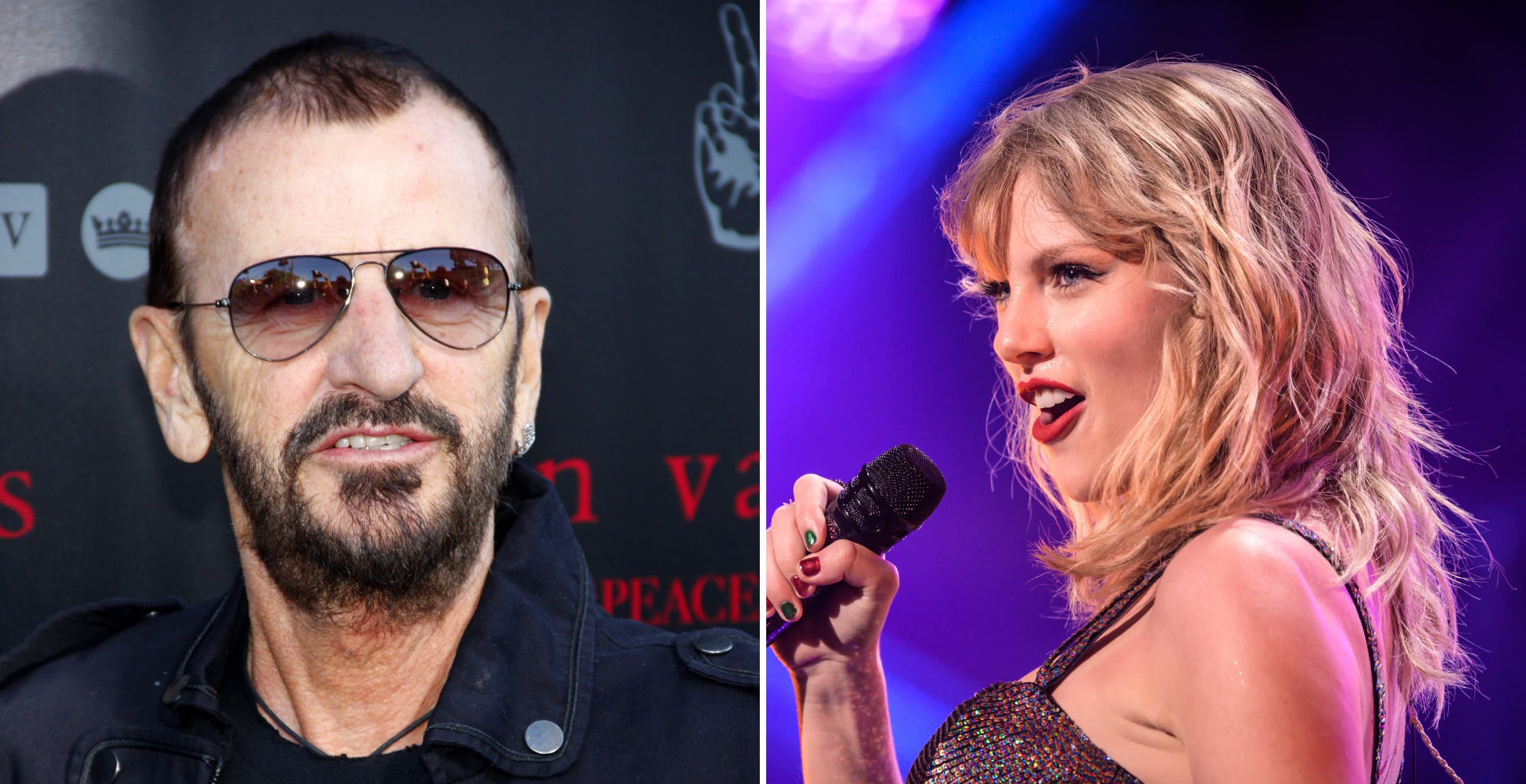 Ringo Starr and Taylor Swift