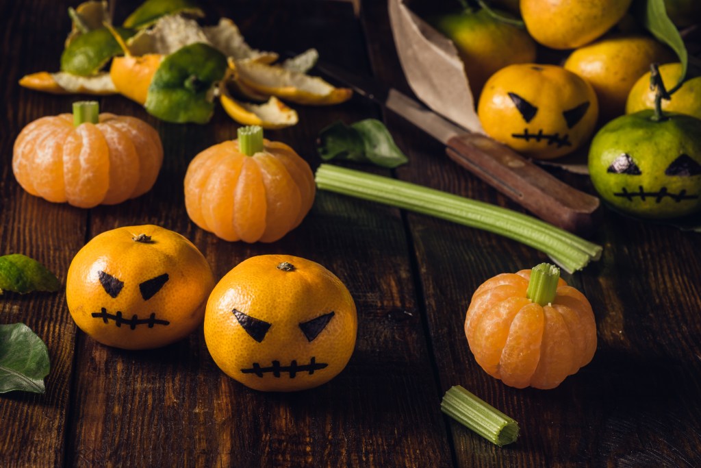 Spooky healthy pumpkins 