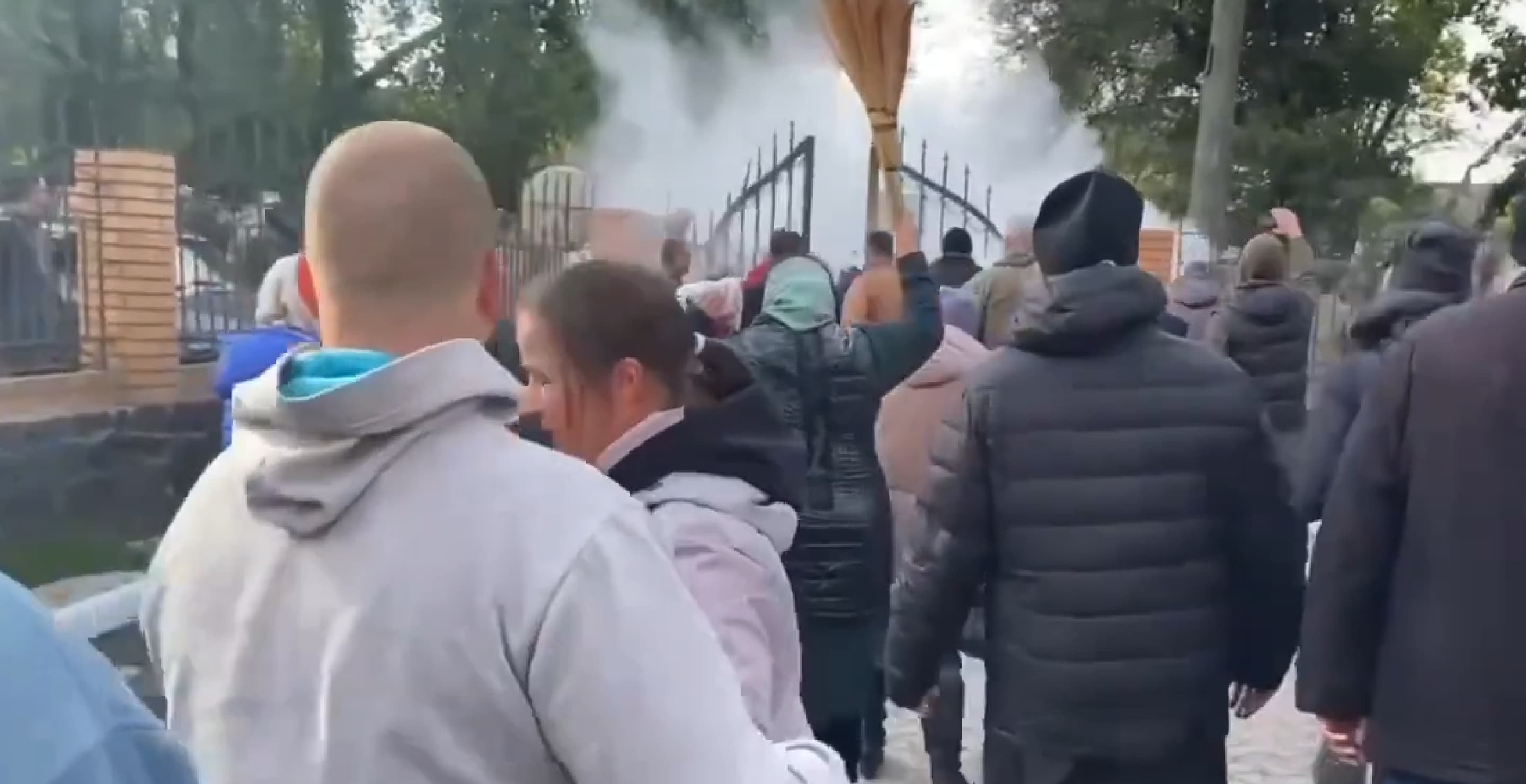 Ukraine Cathedral Brawl