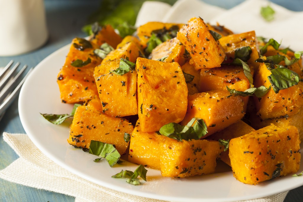 Roasted butternut squash