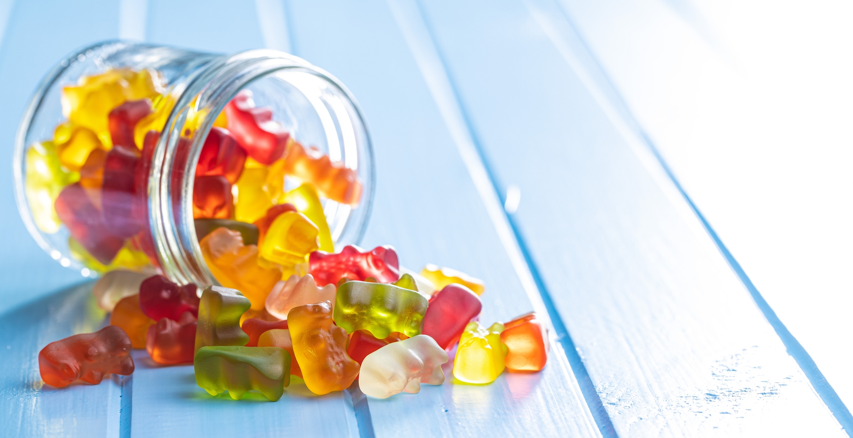 students take gummy bears