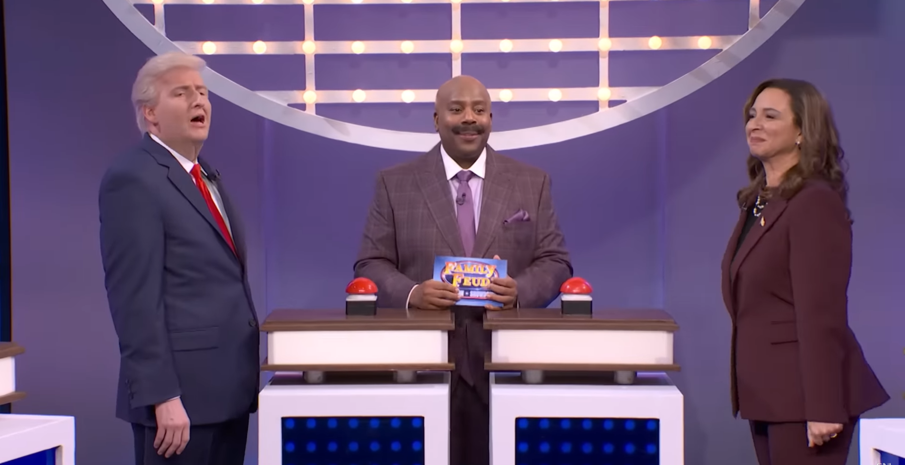 snl family feud political skit