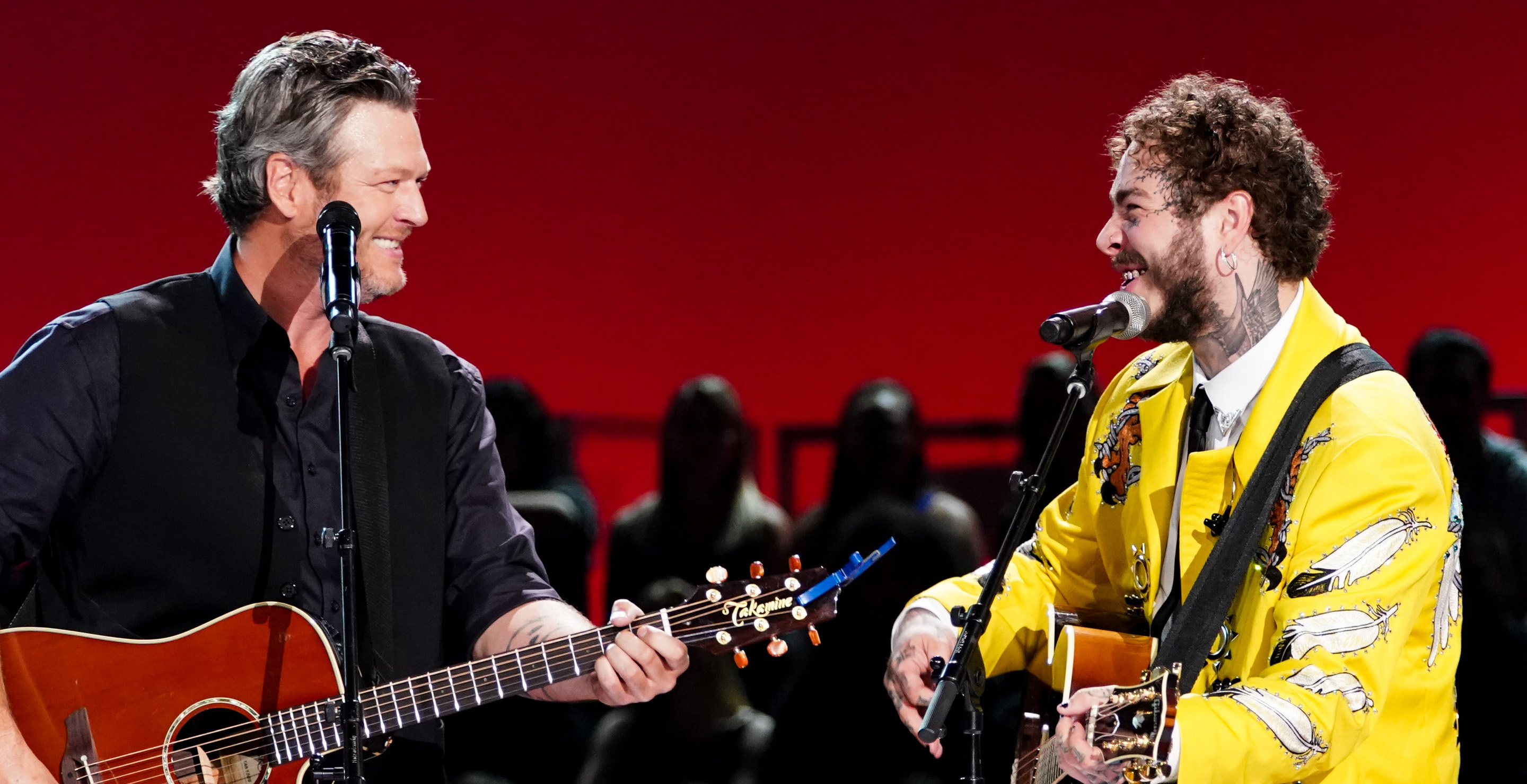 Blake Shelton Says Post Malone Duet Inspired Him To Make Music Again