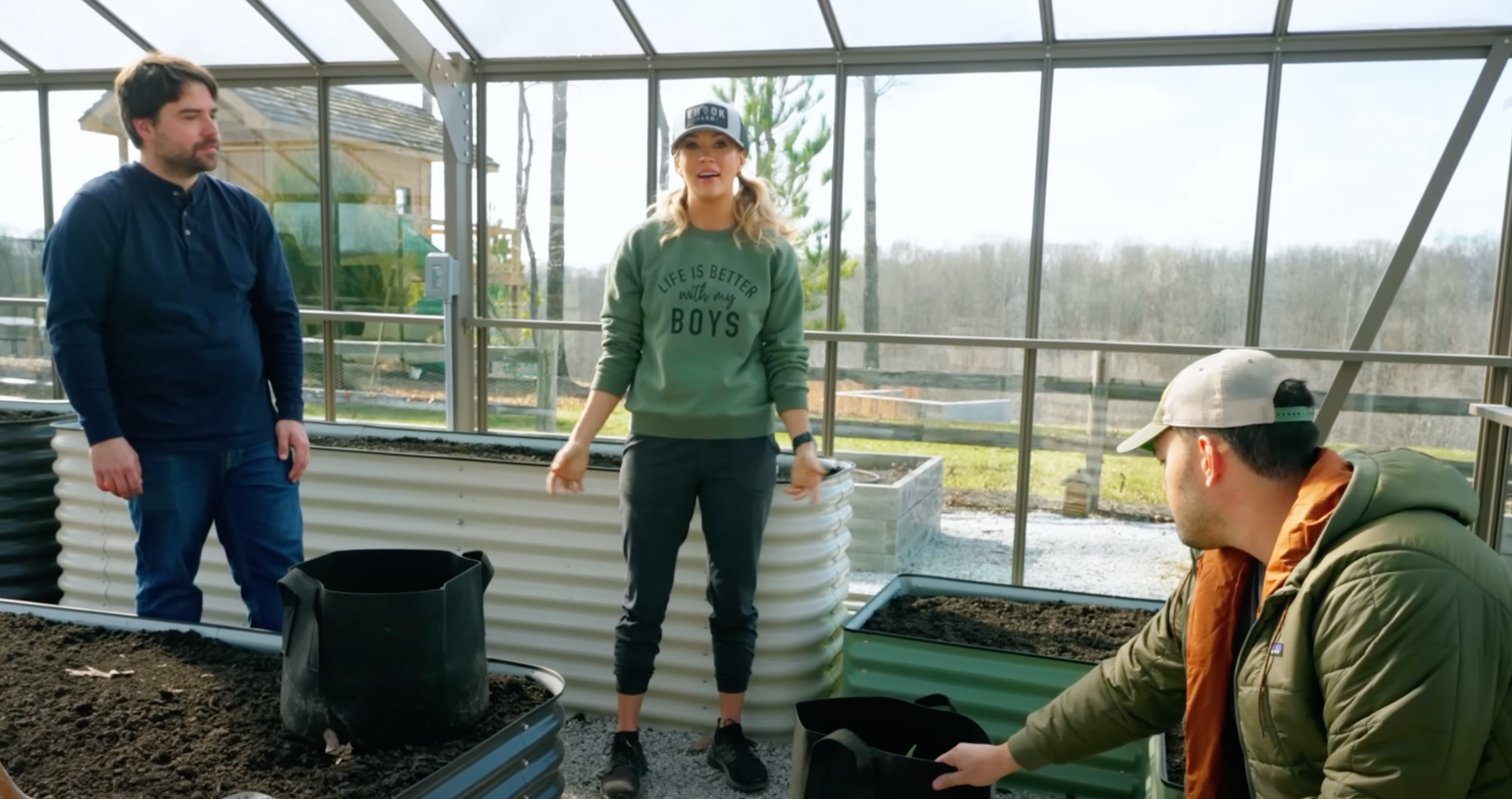 Carrie Underwood gardening