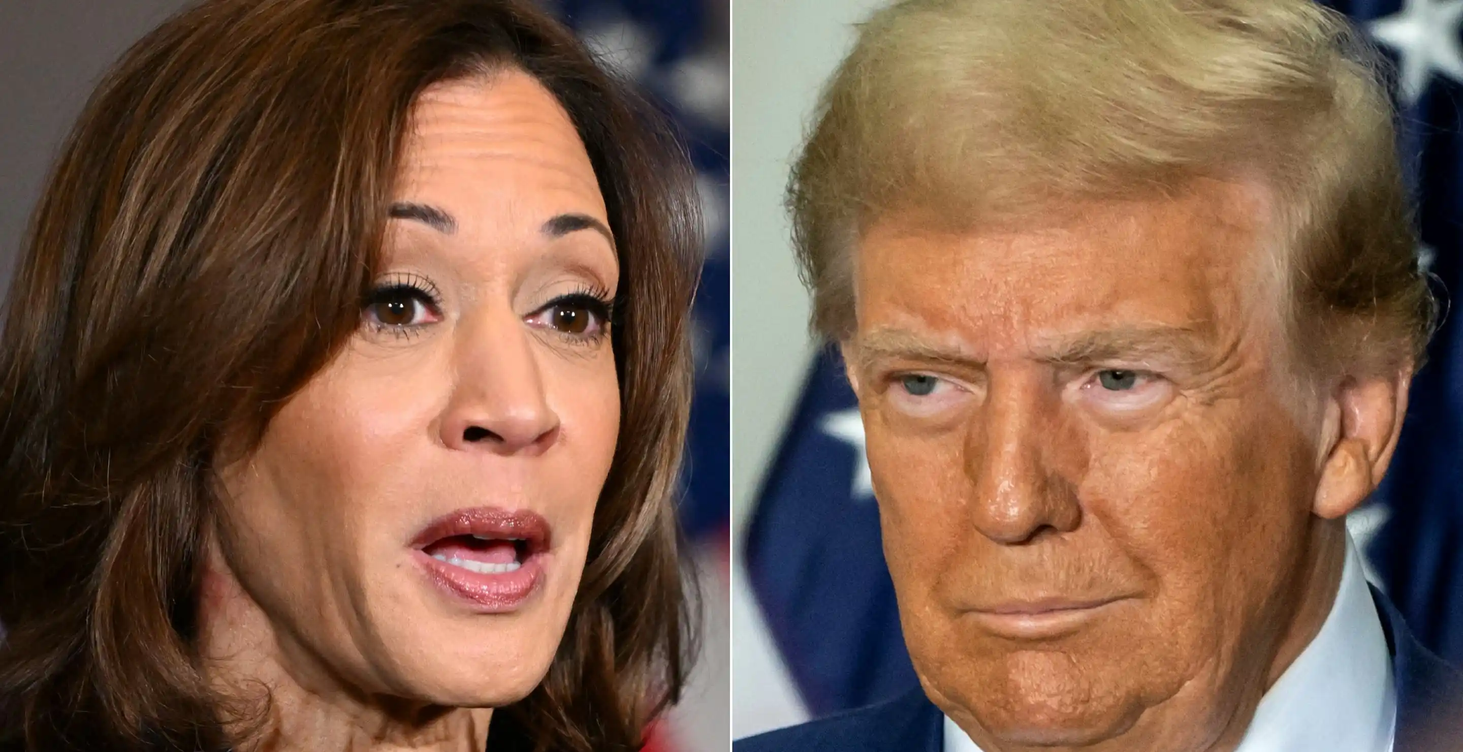 Kamala Harris and Donald Trump