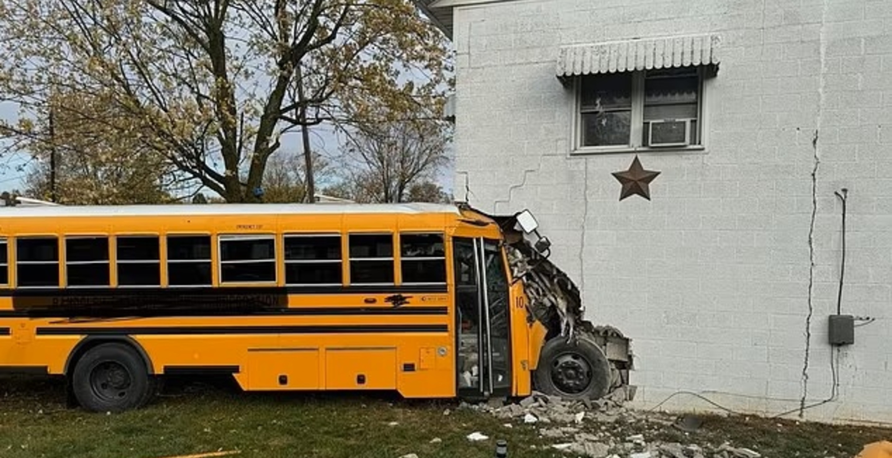 School Bus Carrying Multiple Students Crashes Into Family's Home