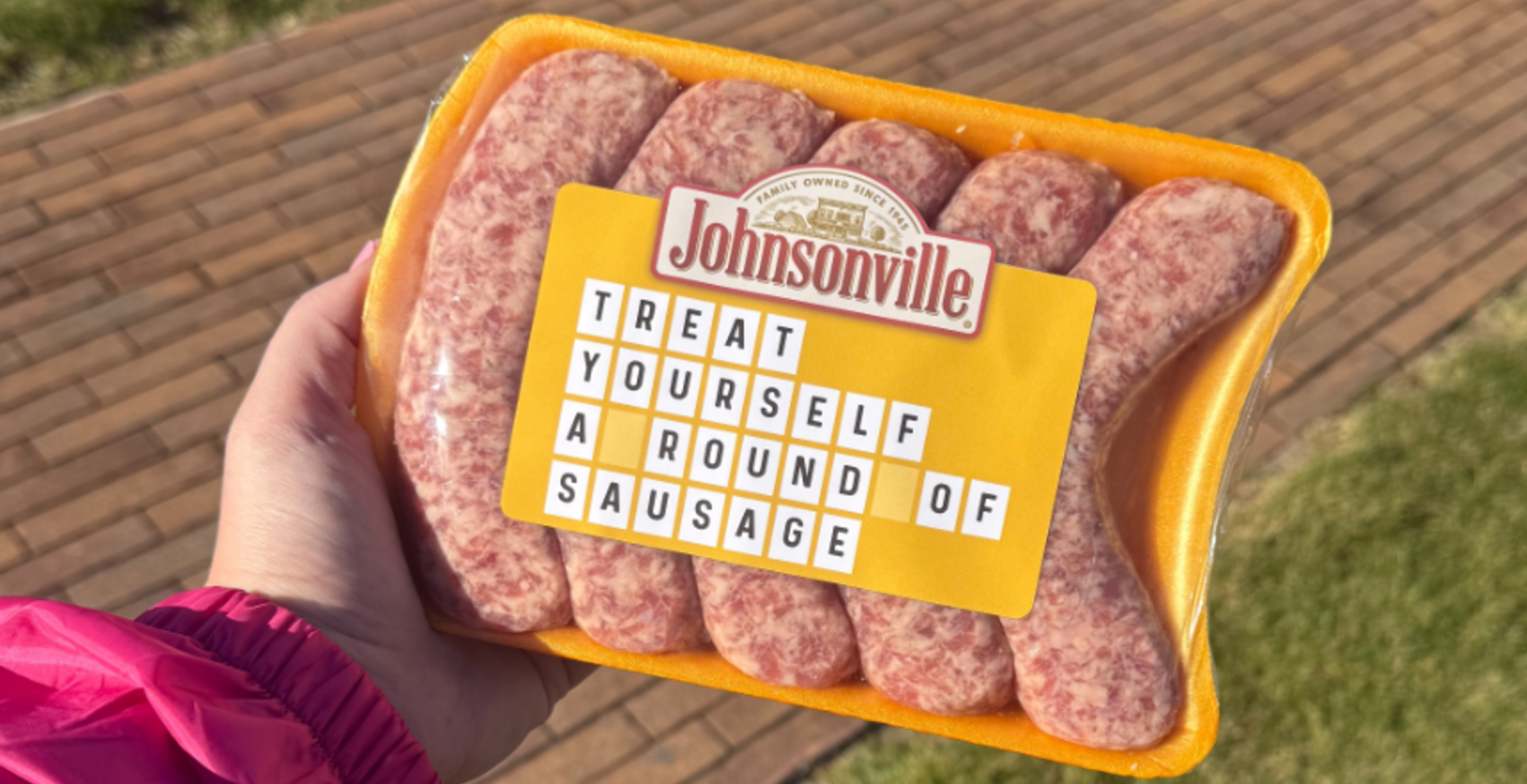 Johnsonville giving out free sausages inspired by wheel of fortune answer