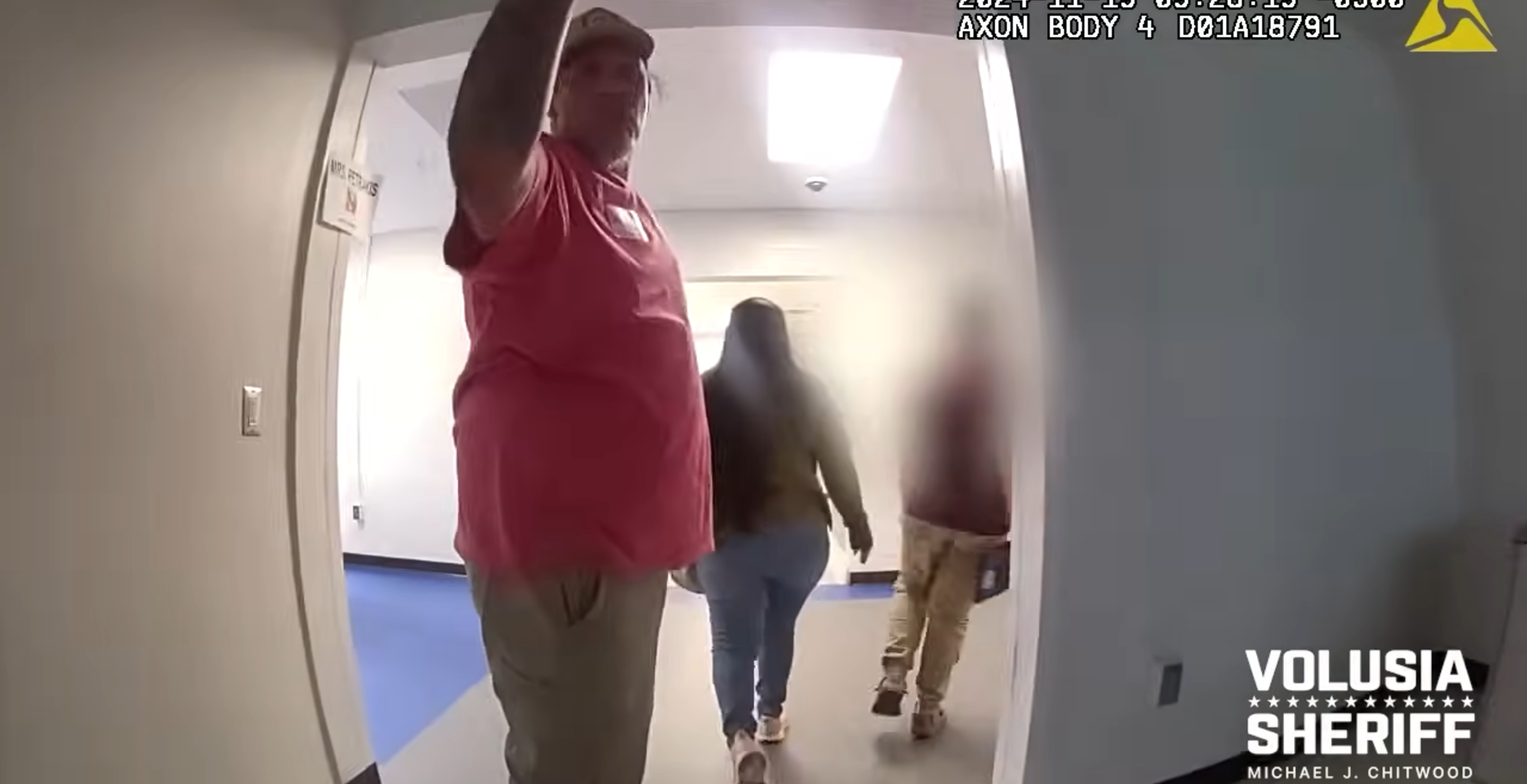 Shocking Moment Father Ends Up Punching School Worker After Getting In Heated Argument