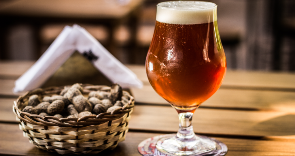 barley wine in a glass