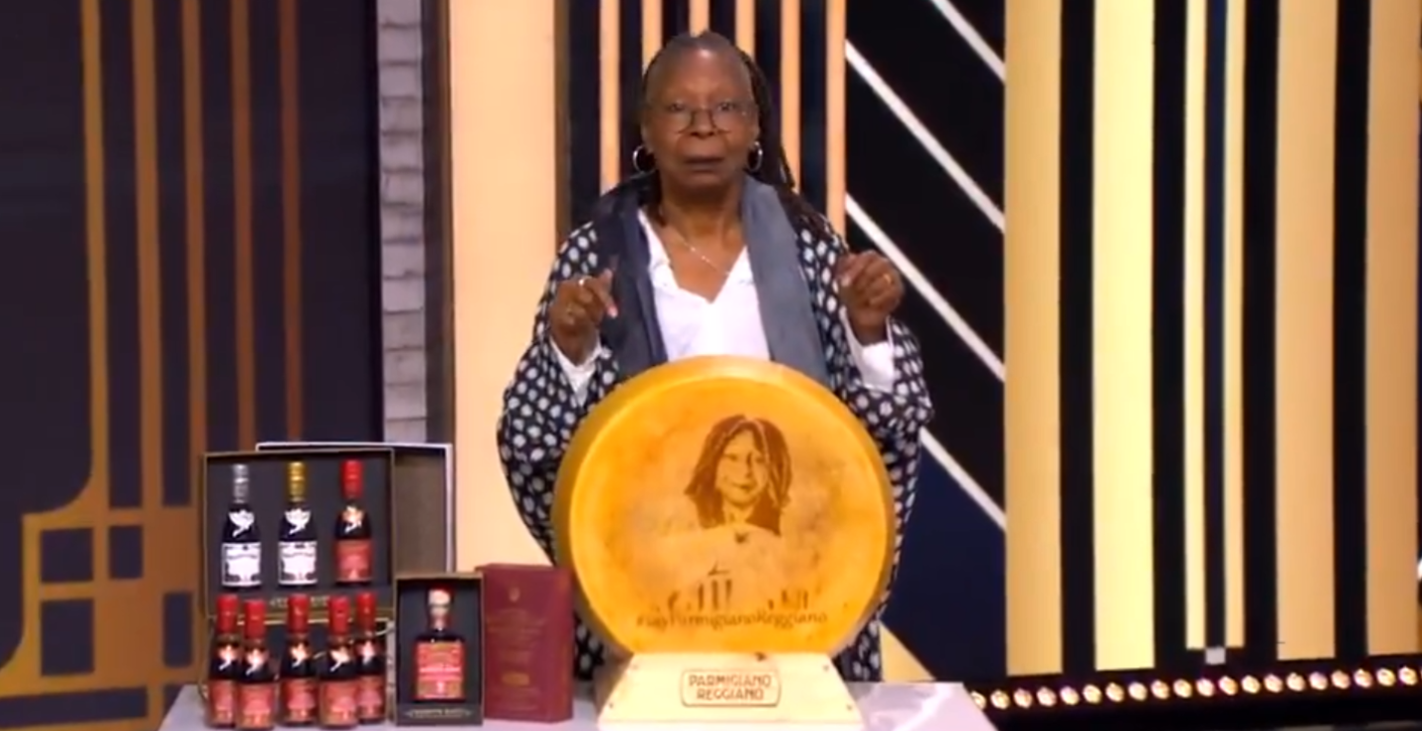 whoopi goldberg made funny nsfw comment and made sara haines leave stage