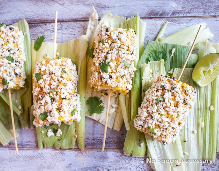 Quick food online on a stick