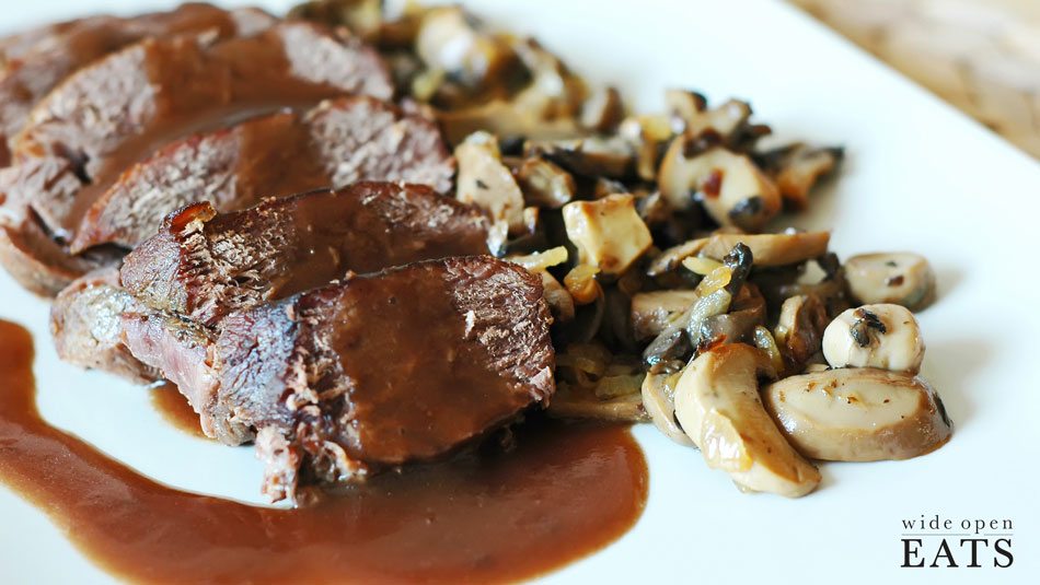Slow Cooker Venison Roast with Red Wine