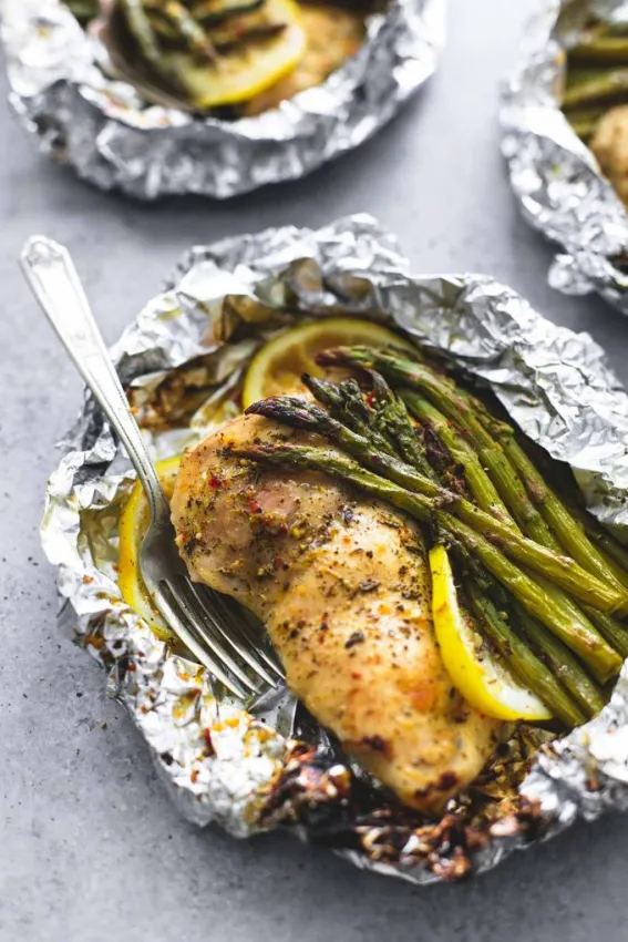 Lemon Chicken and Asparagus