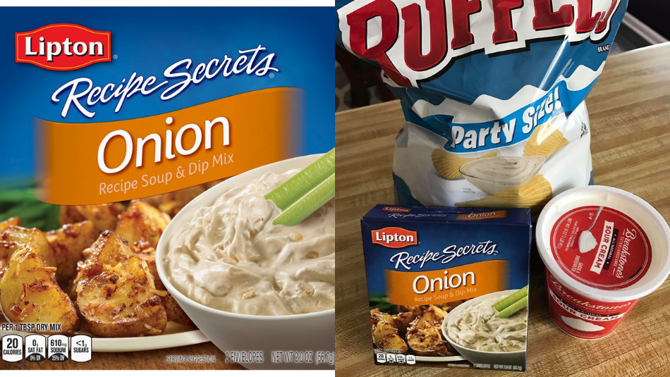 Lipton Savory Herb With Garlic Soup And Dip Mix: Nutrition