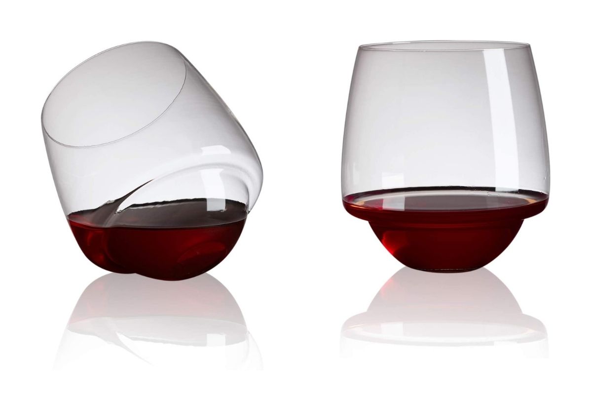 Spill-Proof Wine Glass: $12 Cup on  Can Catch Itself