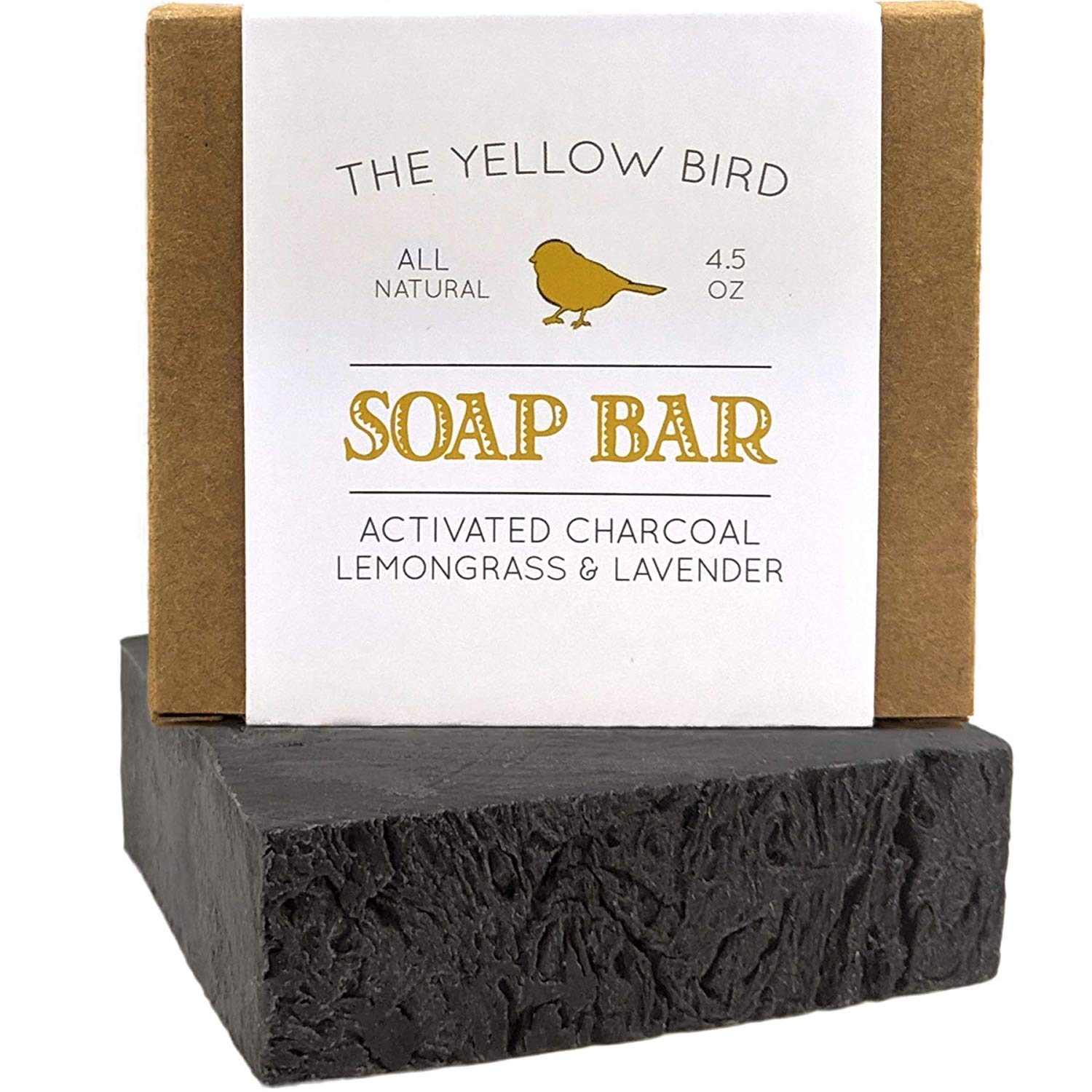 Activated Charcoal Soap Bar - Natural Detox Face Soap & Body Soap