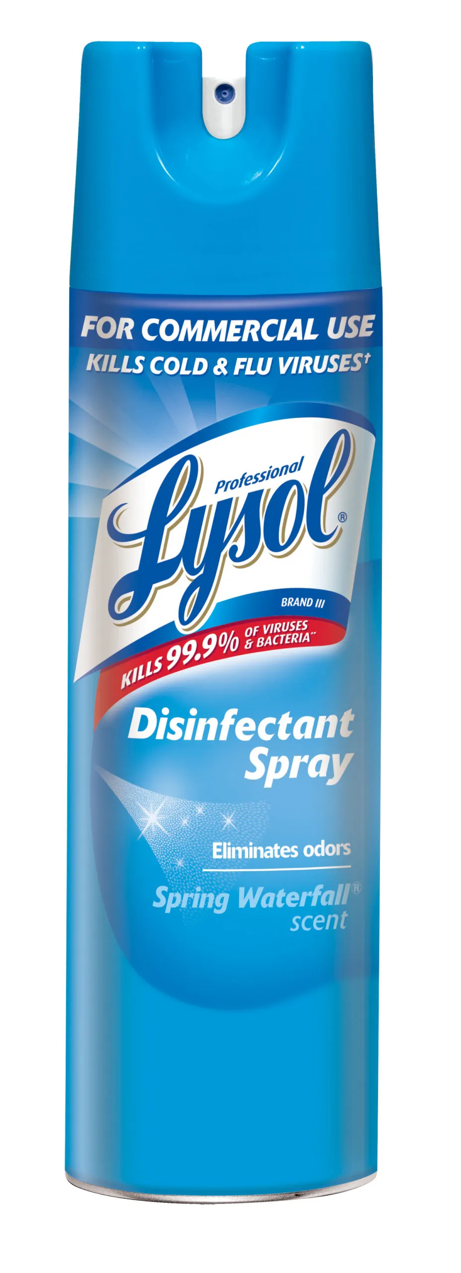 Professional Lysol Disinfectant Spray, Spring Waterfall, 19oz