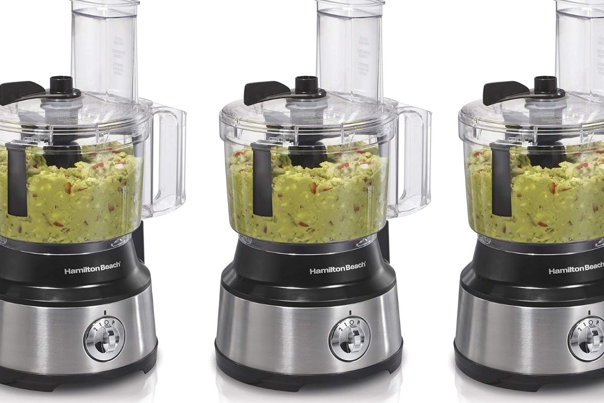 Hamilton Beach Stack ＆ Snap Food Processor and Vegetable Chopper, BPA Free, Stainless Steel Blades, 14 Cup   4-Cup Mini Bowls, 3-Speed 500 Watt Motor - 2