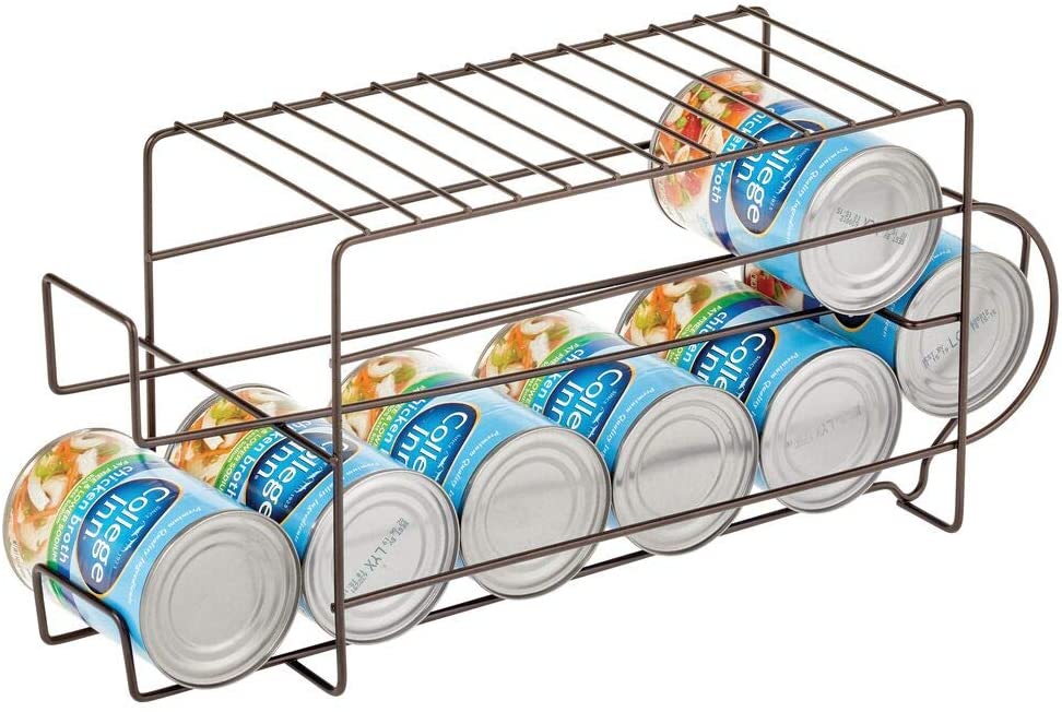 Kitchen Pantry Can Dispenser Holder Metal Rack 36 Food Cans