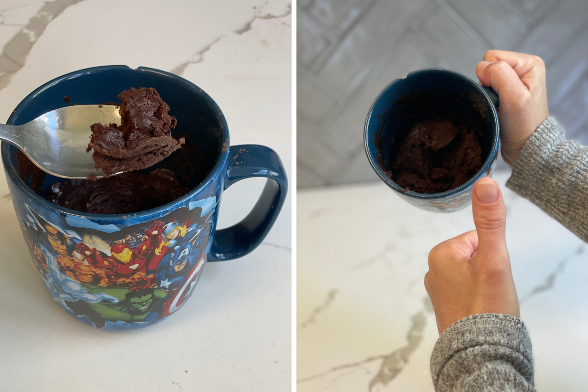 5-Minute Chocolate Mug Cake - Girl Gone Gourmet