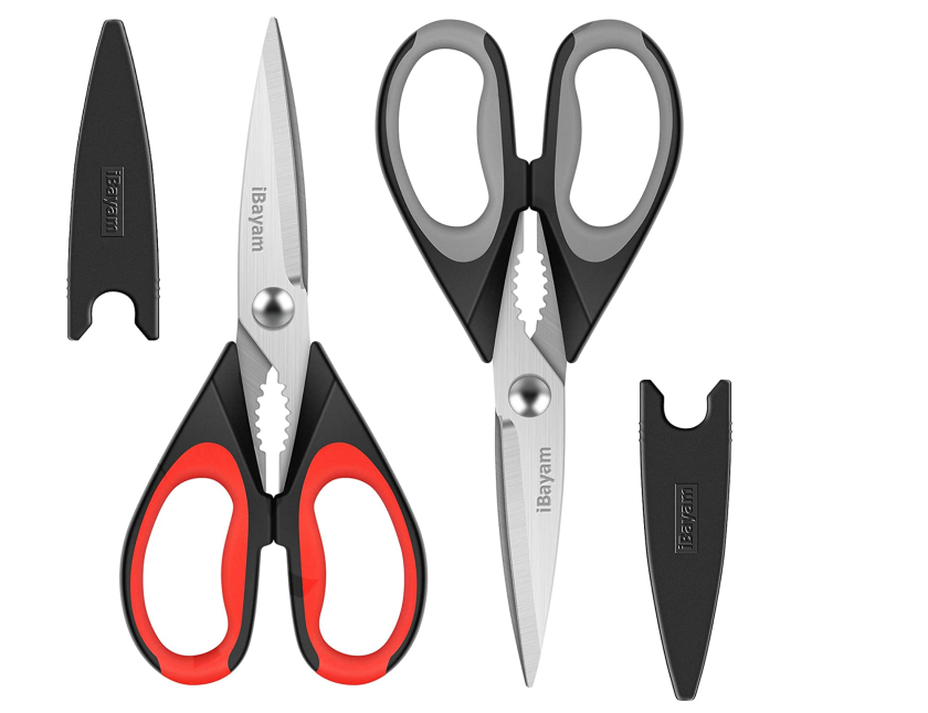 TANSUNG Kitchen Shears Scissors, Come-apart Anti-rust Multi-Purpose Black