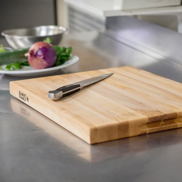 John Boos Block R01 Maple Wood Edge Grain Reversible Cutting Board - best kitchen essentials